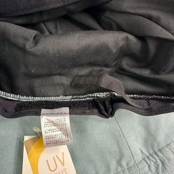 Cablo Camurie Wide Brim Adjustable Cotton Cloche Bucket Hat in Blue - Picture 10 of 10